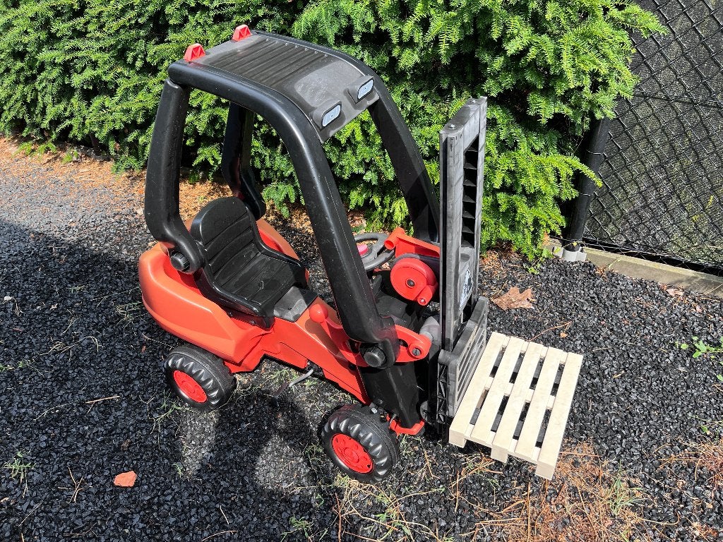 Heftruck kinderen - big linde, Kinderen en Baby's, Ophalen, Gebruikt, Trapvoertuig