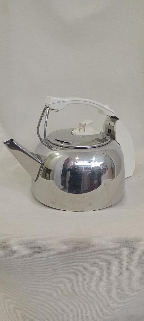 Bouilloire Vintage Russell Hobbs K2SPW - Inox 70s, Ophalen of Verzenden, Gebruikt, Inox