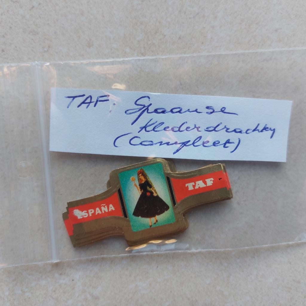 Reeks sigarenbandjes TAF, Verzamelen, Ophalen of Verzenden, Sigarenbandjes