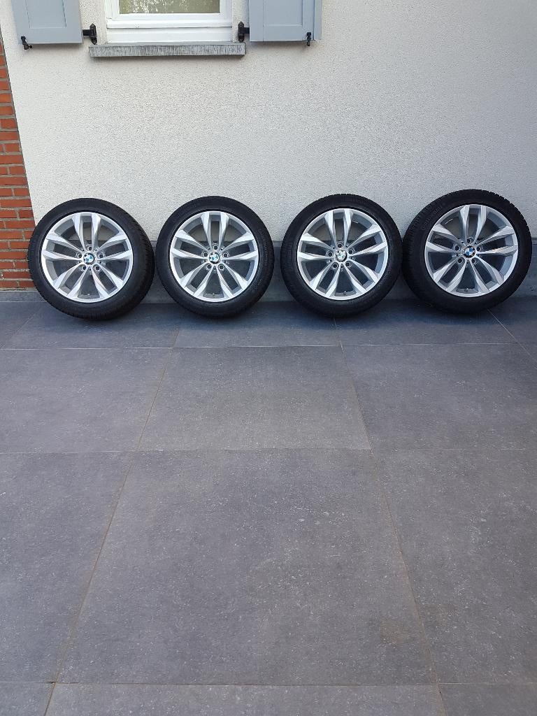 BMW velgenset 609 (2015) met winterbanden, Ophalen, 18 inch, Banden en Velgen, Winterbanden
