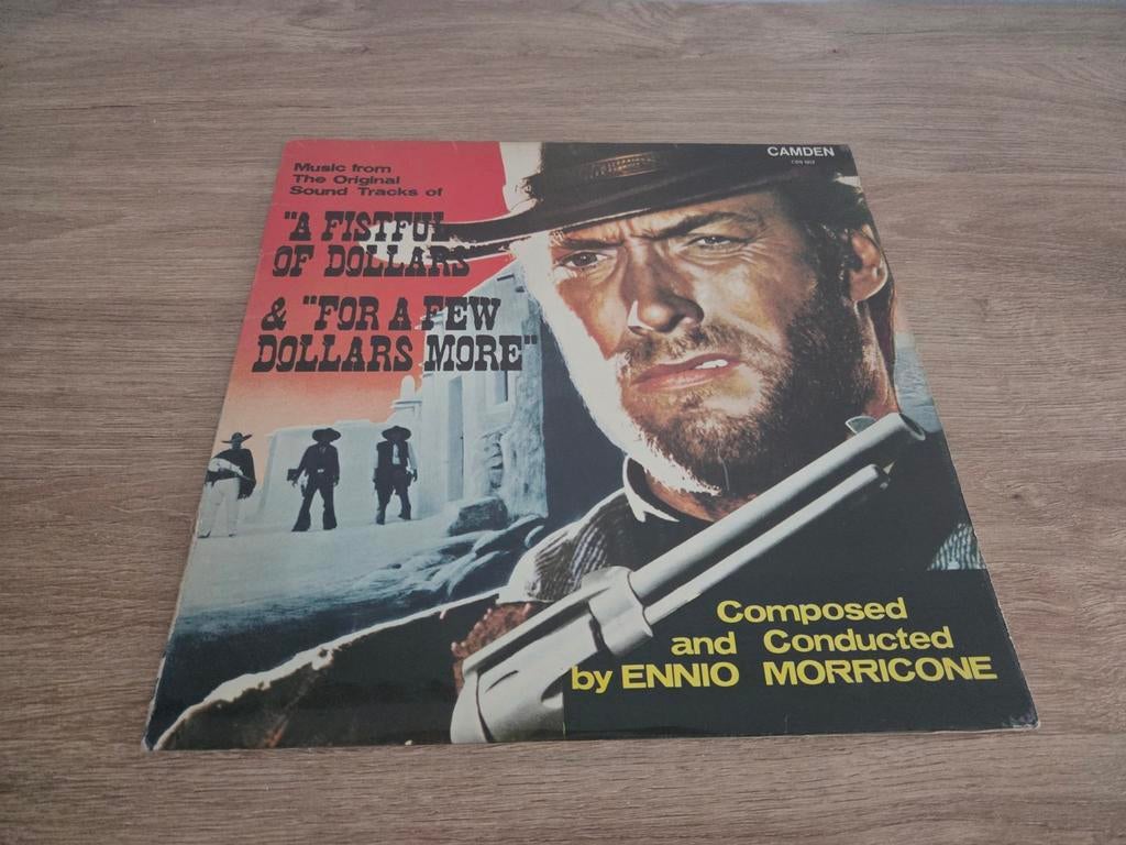A Fistful of Dollars / For a Few Dollars More van Morricone, Ophalen of Verzenden, Zo goed als nieuw