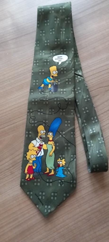 La cravate de Simpson. Comme neuf., Collections, Enlèvement ou Envoi, Autres personnages, Comme neuf, Vêtements