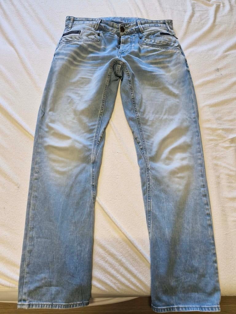 bare metal, blauwe jeans, regular waist, straight fit,33/32, Enlèvement ou Envoi, W33 - W34 (confection 48/50), Porté, Bare metal