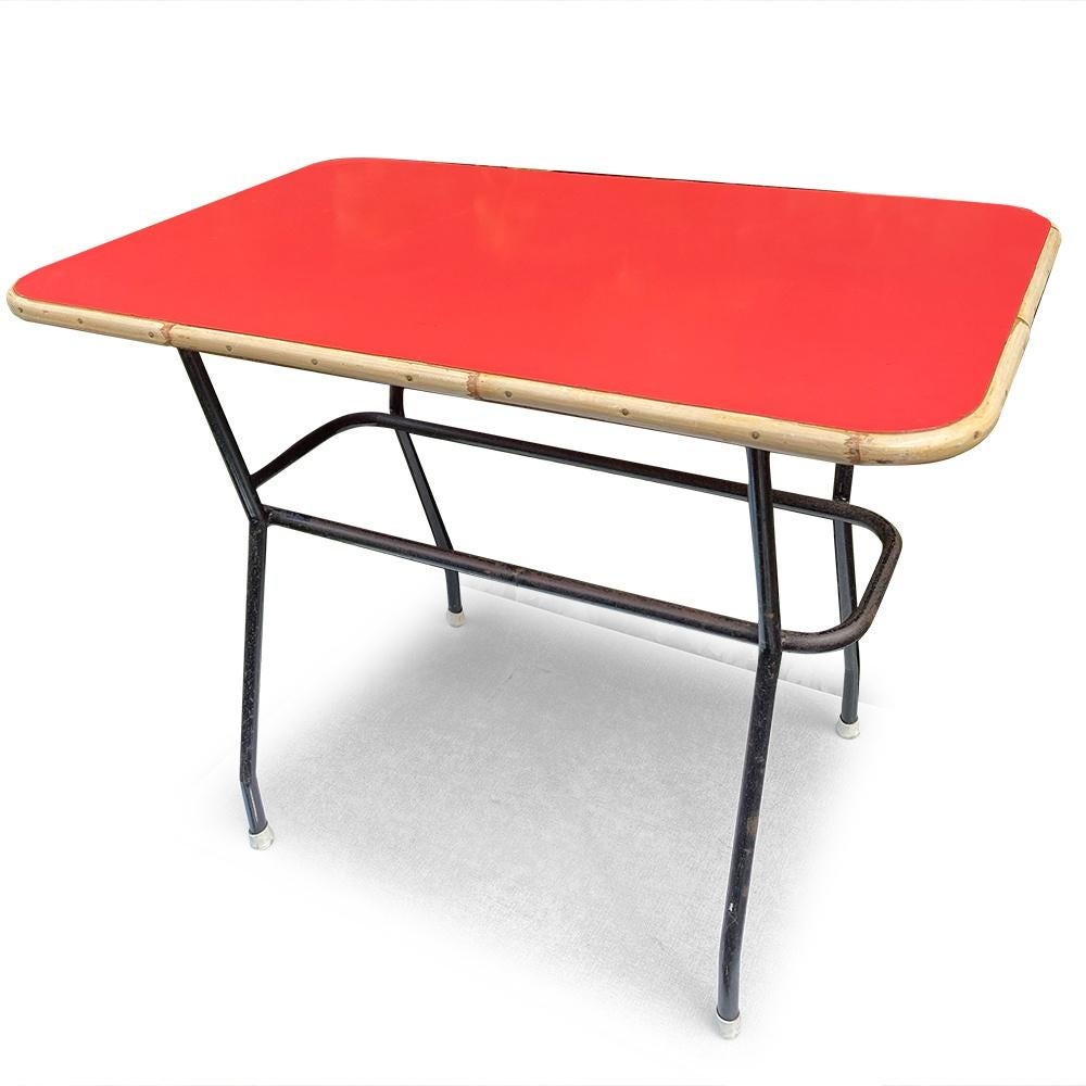 Table vintage en bambou, Enlèvement