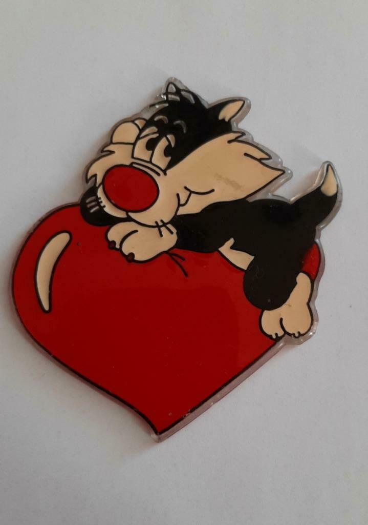 Gros minet bébé warner bros lonely tunes plexiglas 1960 rare, Collections, Enlèvement ou Envoi