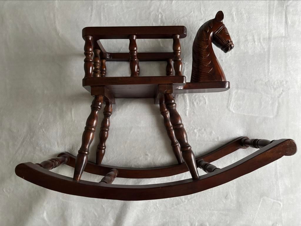 Cheval à bascule en bois de 46 cm de haut, Antiquités & Art, Enlèvement