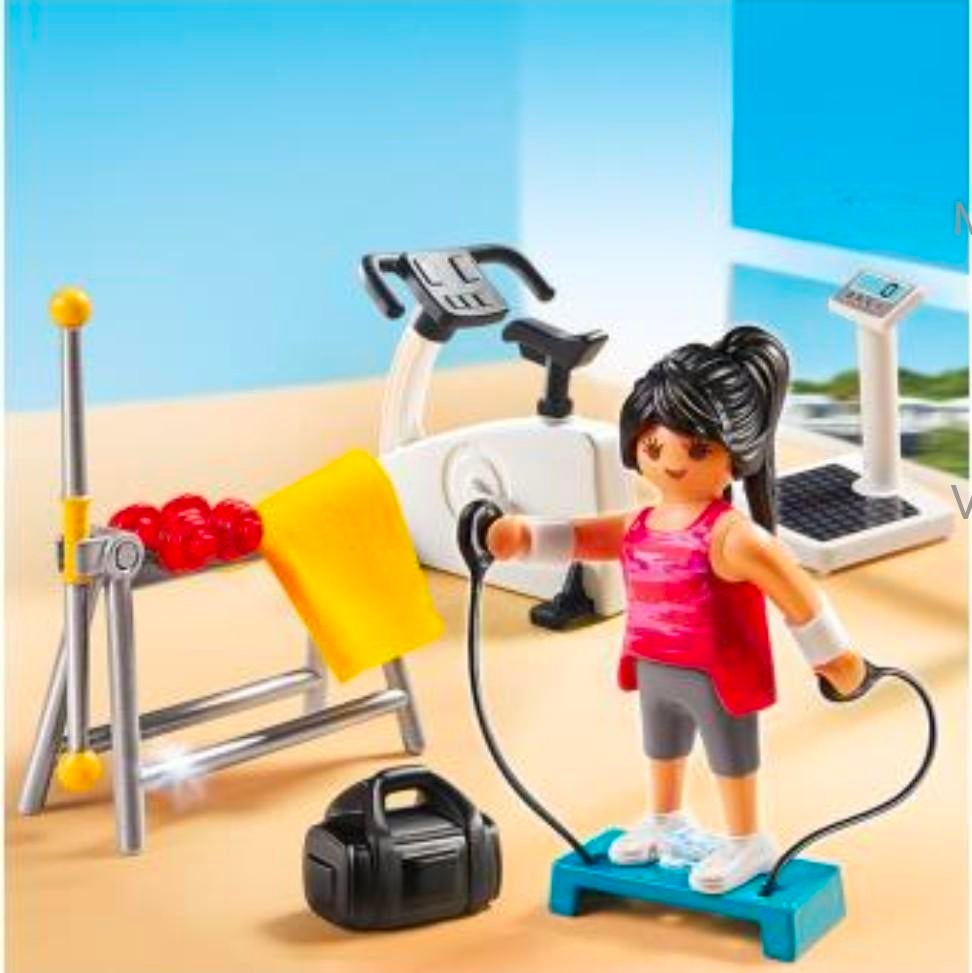 Playmobil City life fitnessruimte set 5578, Kinderen en Baby's, Ophalen, Zo goed als nieuw, Complete set