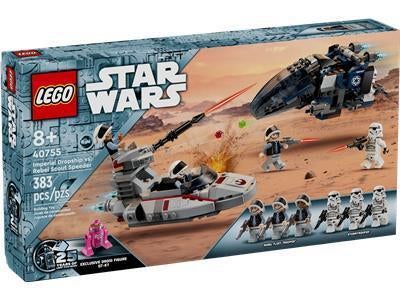 40755 LEGO Star Wars Imperial Dropship vs. Rebel speeder, Kinderen en Baby's, Speelgoed | Duplo en Lego, Ophalen of Verzenden