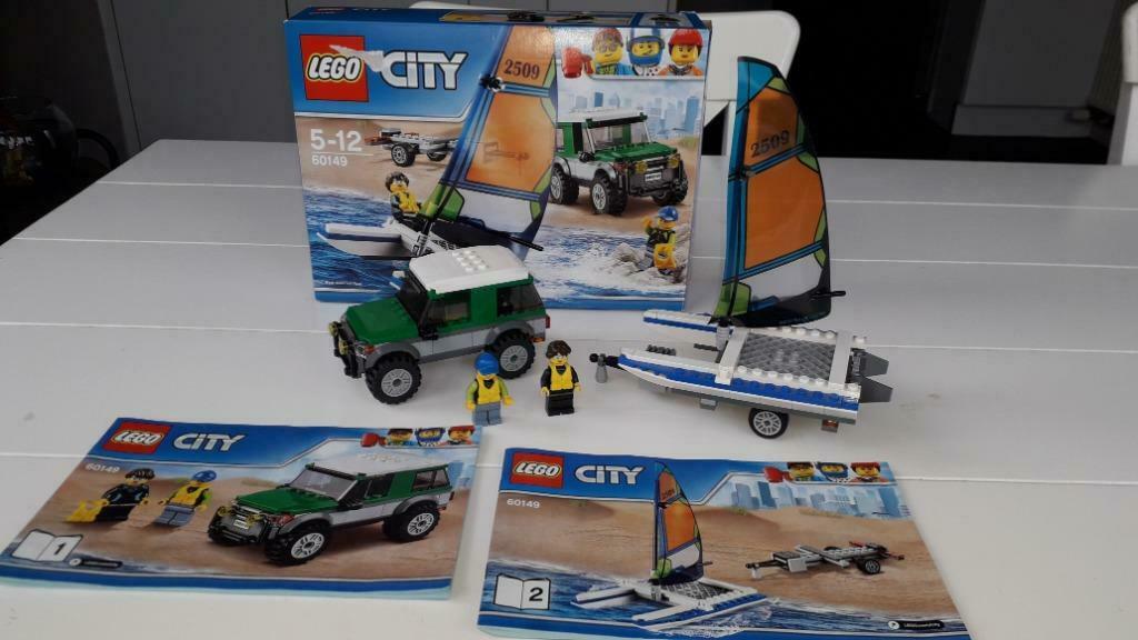 Lego City 60149 4x4 with Catamaran, Ophalen of Verzenden, Zo goed als nieuw, Complete set, Lego