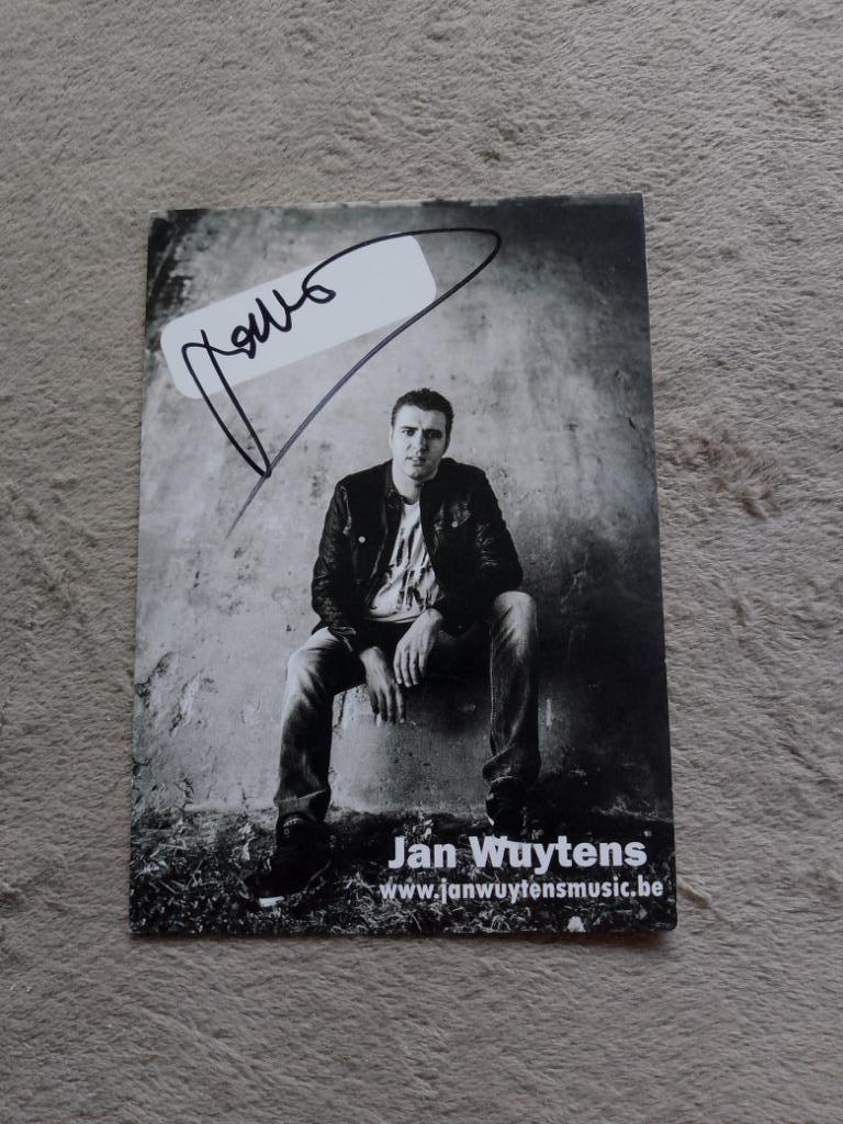 Fotokaart met handtekening Jan Wuytens, Verzamelen, Foto's en Prenten, Ophalen of Verzenden