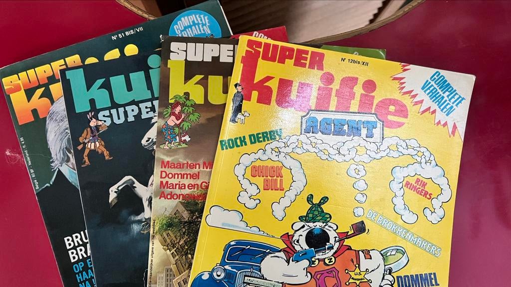 Kuifje pocket (6, 7, 17 & 19) + Super Kuifje (7, 12 13 & 15), Boeken, Ophalen of Verzenden, Gelezen