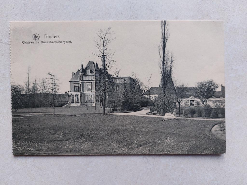 oude postkaart Roeselare, Verzenden