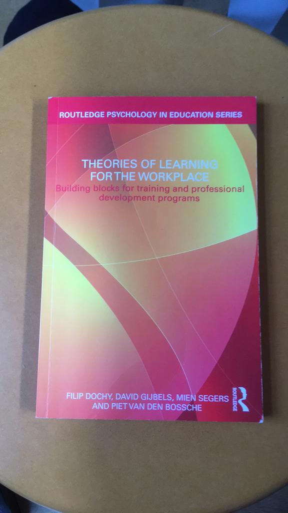 Theories of learning for The workplace, Ophalen of Verzenden, Gelezen