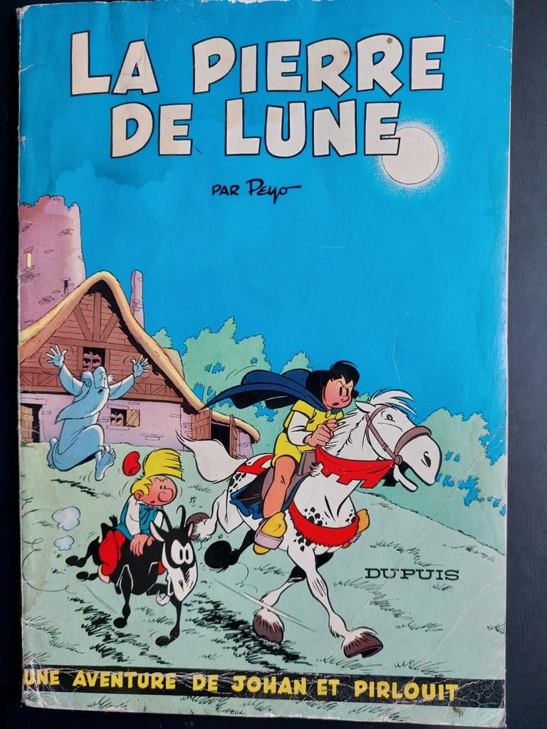 JOHAN ET PIRLOUIT 1962 la pierre de lune correct, Enlèvement ou Envoi
