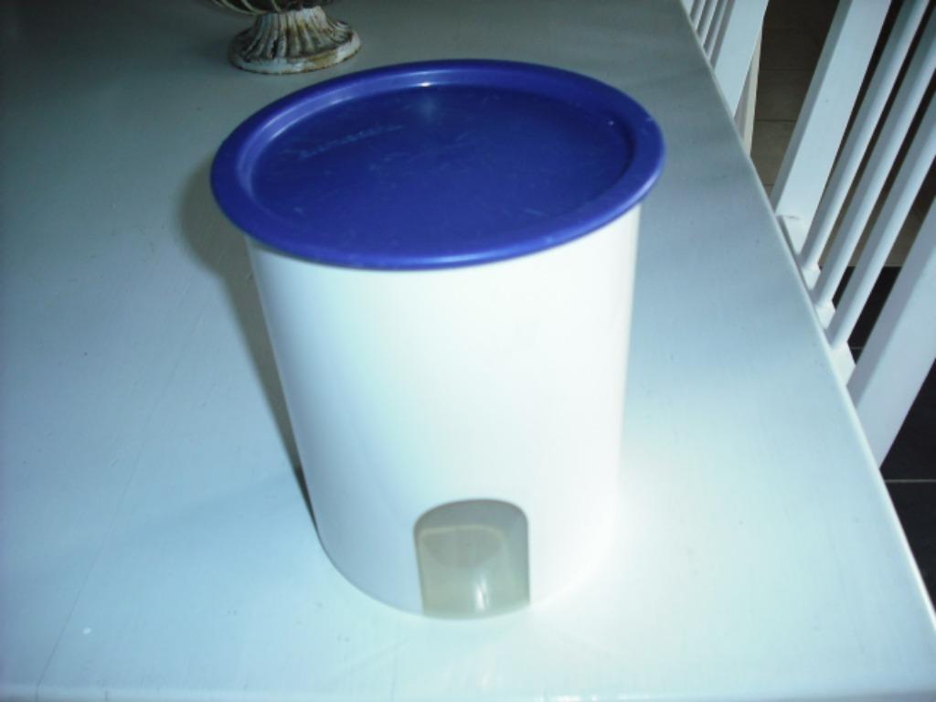 voorraad pot, Ophalen of Verzenden, Gebruikt, Wit, Bus of Trommel