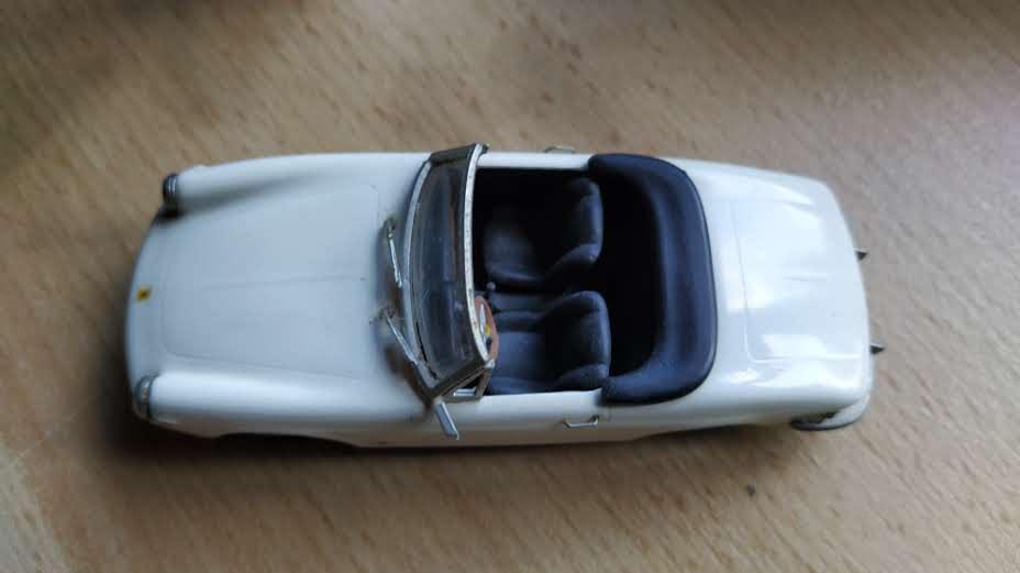 FERRARI 275 gts CABRIO, handmade, white metal, MINT, Ophalen of Verzenden, Zo goed als nieuw, Auto, Overige merken