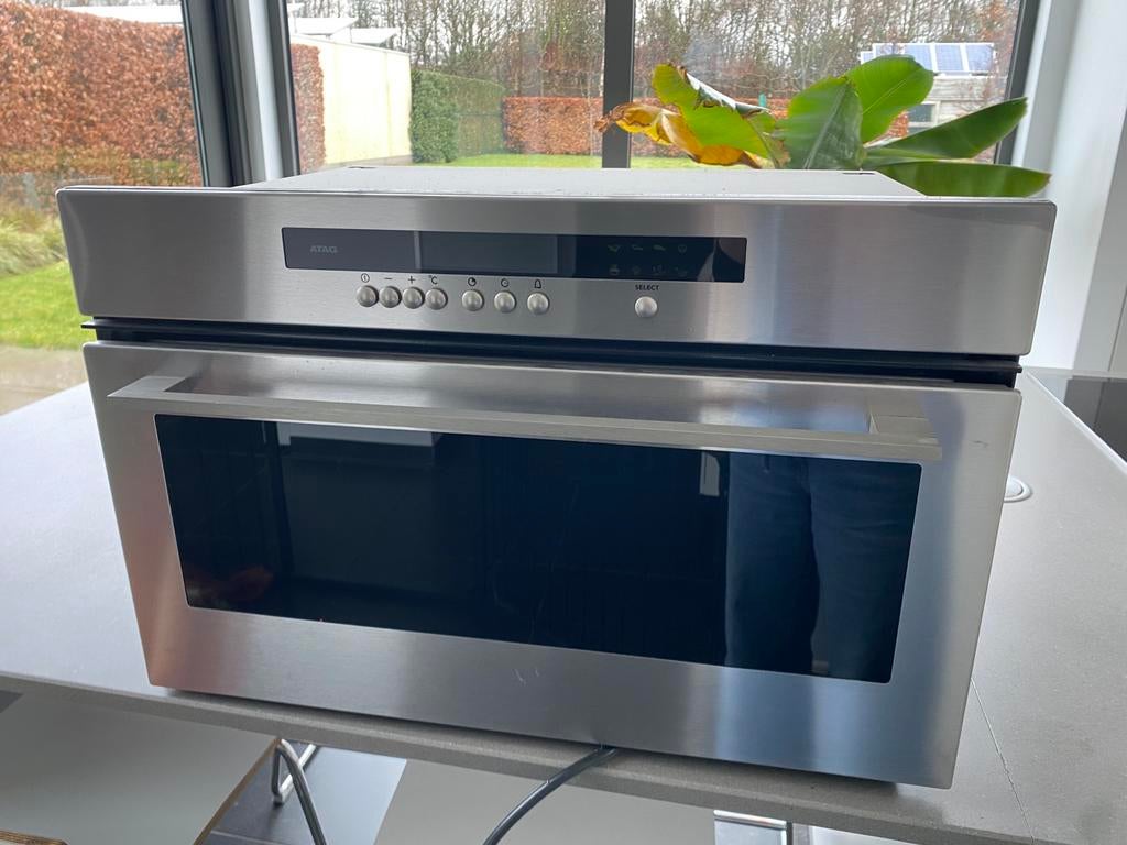 Stoomoven Atag SX3011C, Electroménager, Fours, Encastré, Enlèvement, Utilisé, 45 à 60 cm