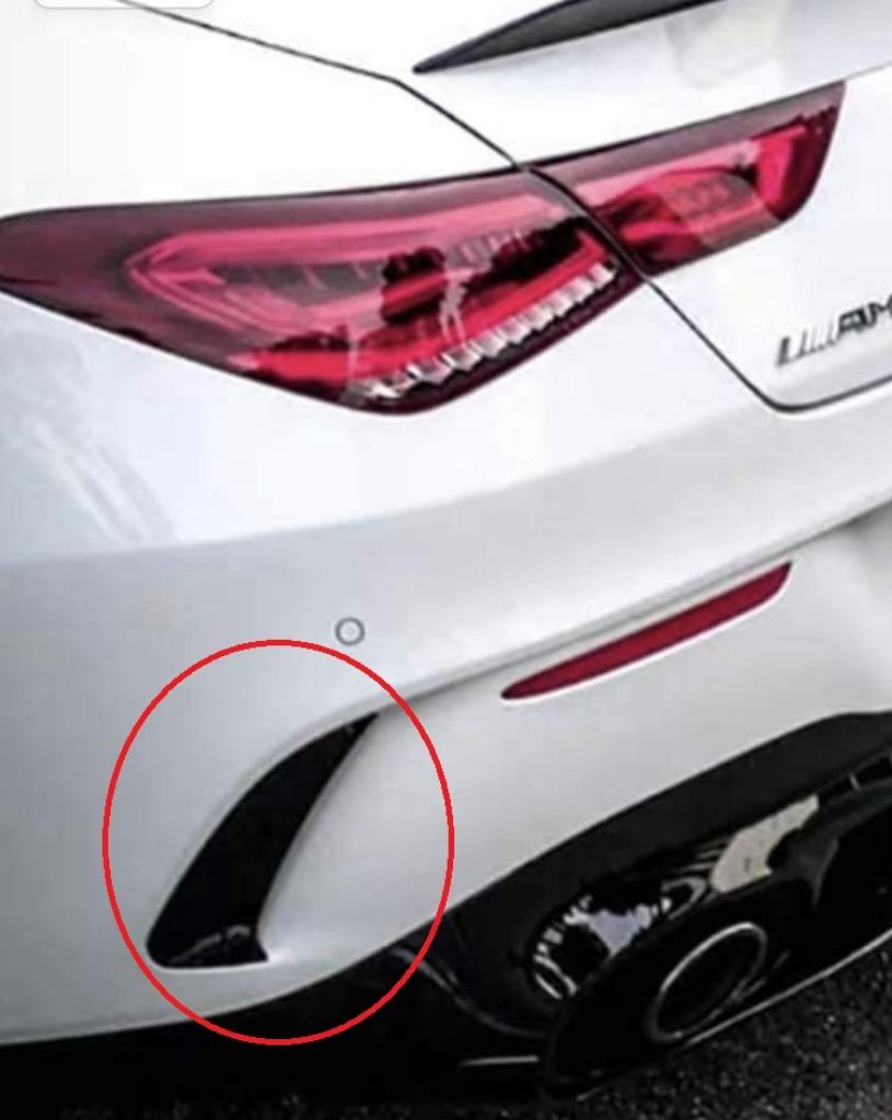 mercedes CLA achter bumper spoiler C118 CLA45 CLA53 C43 C63, Ophalen of Verzenden, Nieuw, Mercedes-Benz