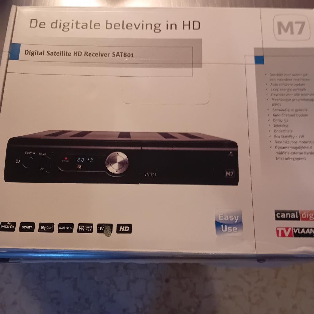 sateliet ontvanger, Ophalen of Verzenden, Gebruikt, Ontvanger