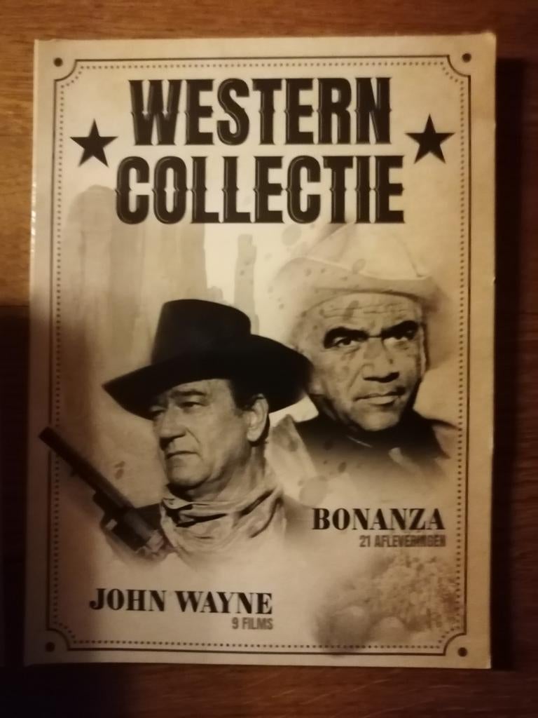 Dvdbox western collectie Bonanza en John wayne, Enlèvement ou Envoi