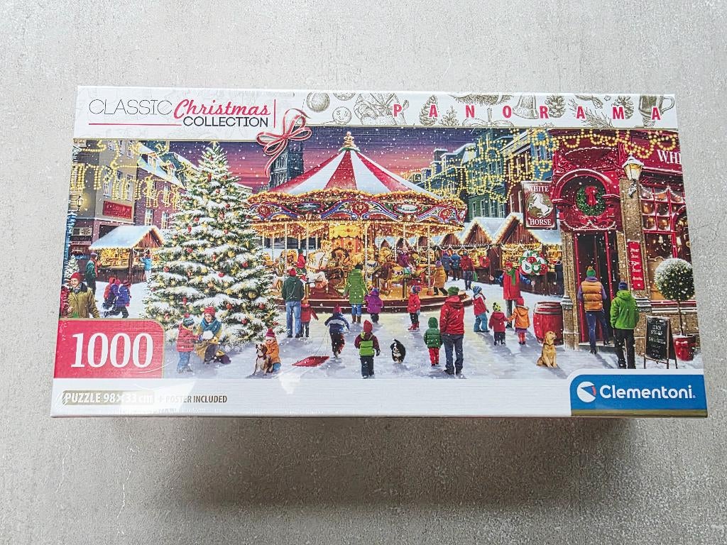 Kerstpuzzel 1000 stuks - nog in verpakking, Ophalen of Verzenden, 500 t/m 1500 stukjes, Nieuw, Legpuzzel