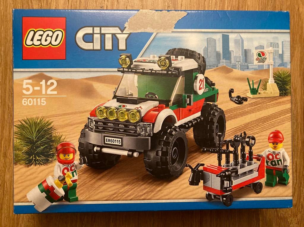 Lego city 4x4 jeep 60115, Ophalen, Zo goed als nieuw, Complete set, Lego