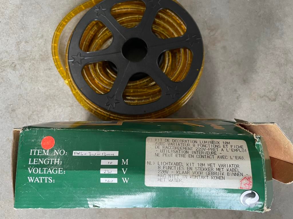 Kabel verlichting, Ophalen