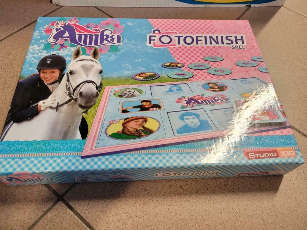 Amika fotofinish spel, Kinderen en Baby's, Ophalen of Verzenden, Zo goed als nieuw