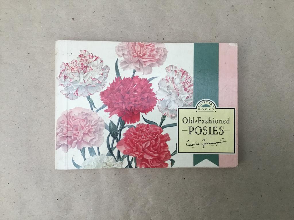 Carnet de cartes postales Old fashion poses flowers, Collections, Enlèvement ou Envoi, Non affranchie, Nature