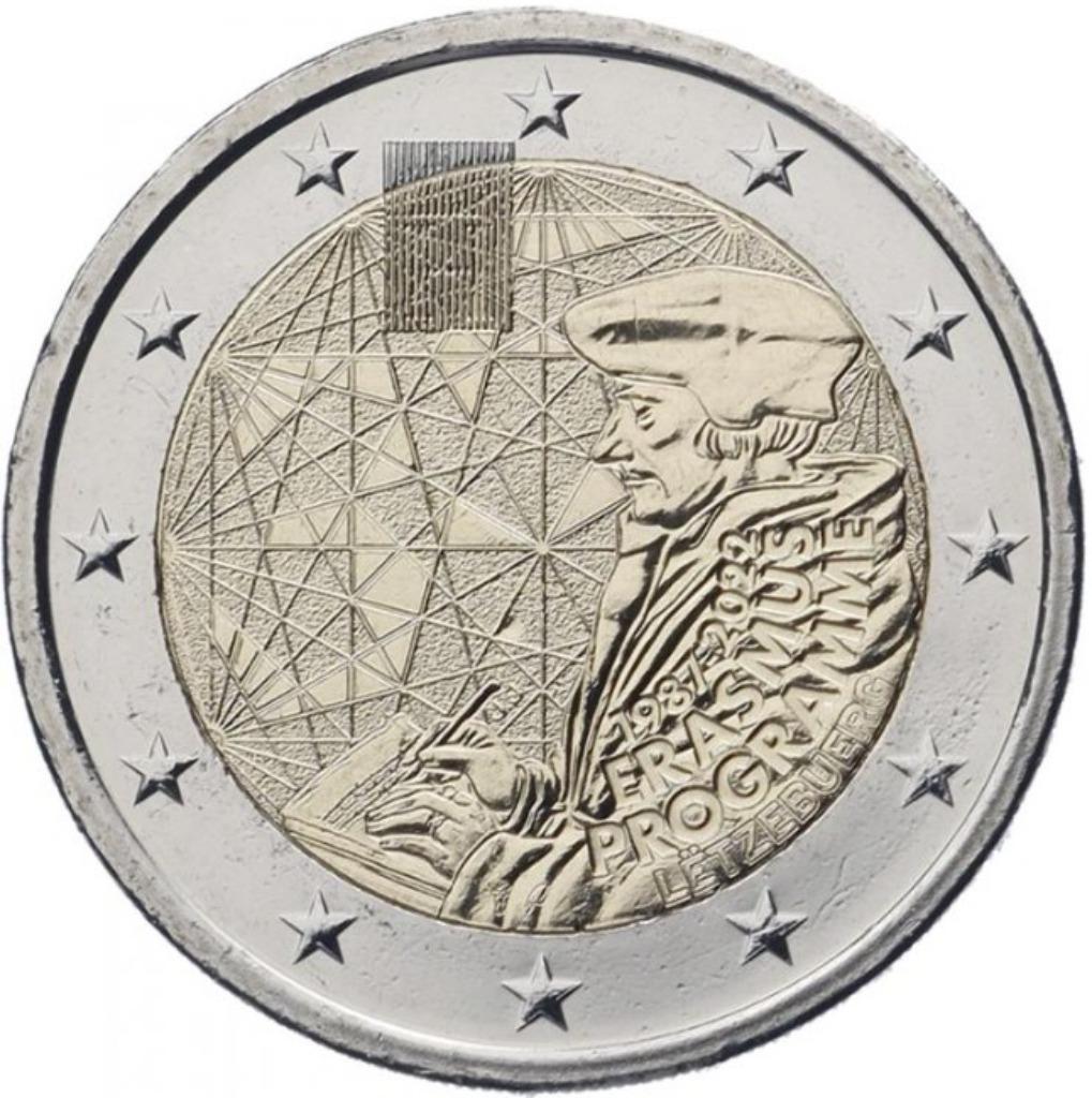 2 euro Luxemburg 2022 Erasmusprogramma, Ophalen of Verzenden, Luxemburg, 2 euro
