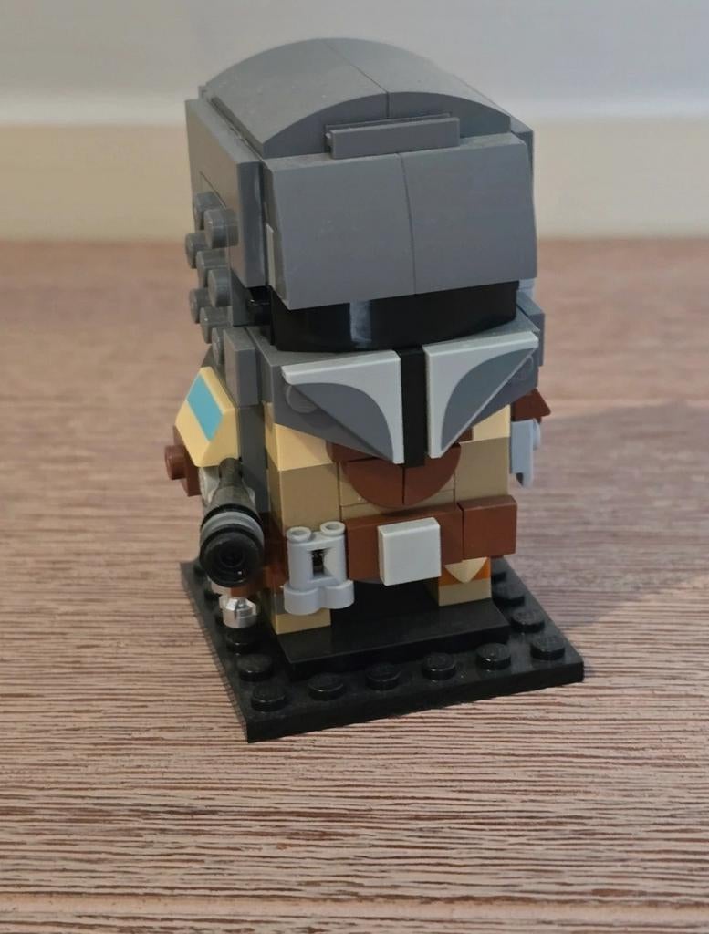Lego brick headz the mandalorian 75317, Ophalen of Verzenden, Zo goed als nieuw, Complete set, Lego