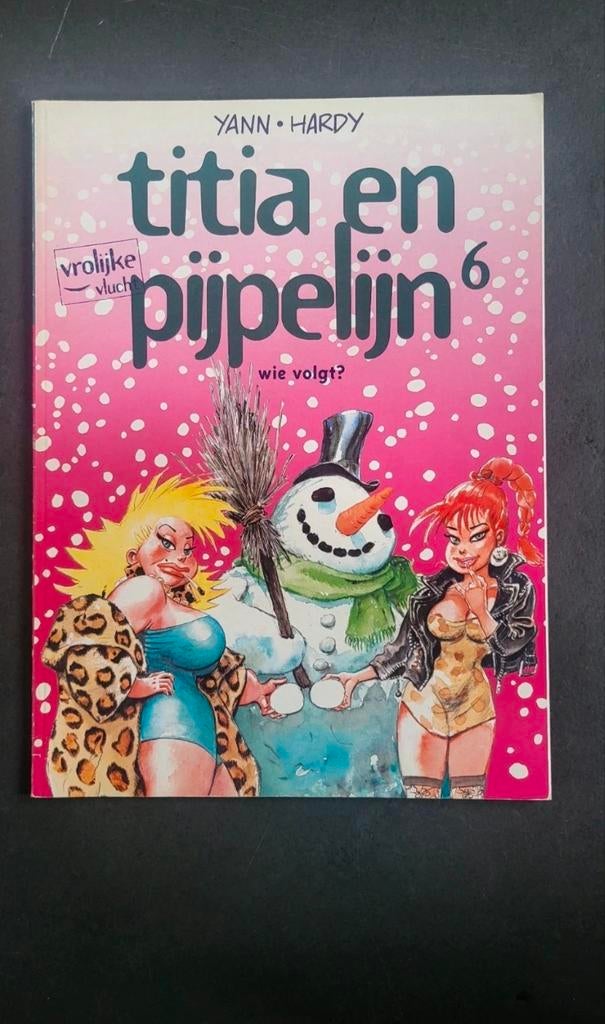 Stripverhaal - Titia en Pijpelijn; Wie volgt?, Boeken, Strips | Comics, Eén comic, Europa, Ophalen of Verzenden, Zo goed als nieuw