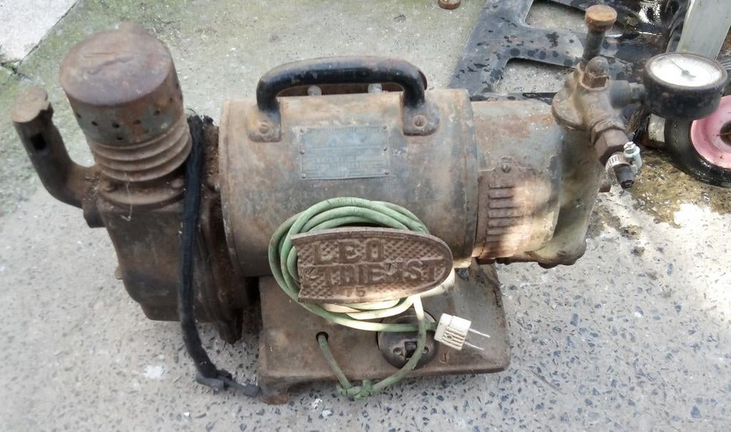 Compressor Heinrich Léo Gare, Gebruikt, 6 tot 10 bar