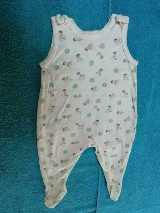 Babygrow manches sans manches Petit Bateau taille 68, Enlèvement ou Envoi, Ensemble, Petit Bateau, Utilisé