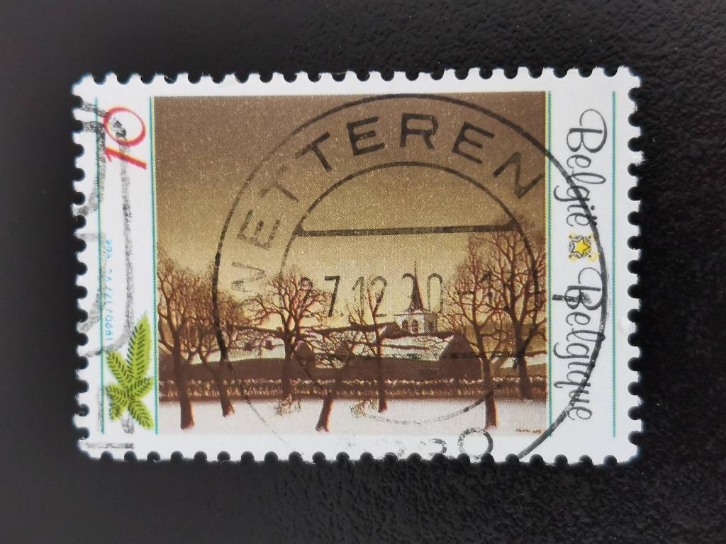Belgique 1990 - Noël, Enlèvement ou Envoi, Affranchi, Noël