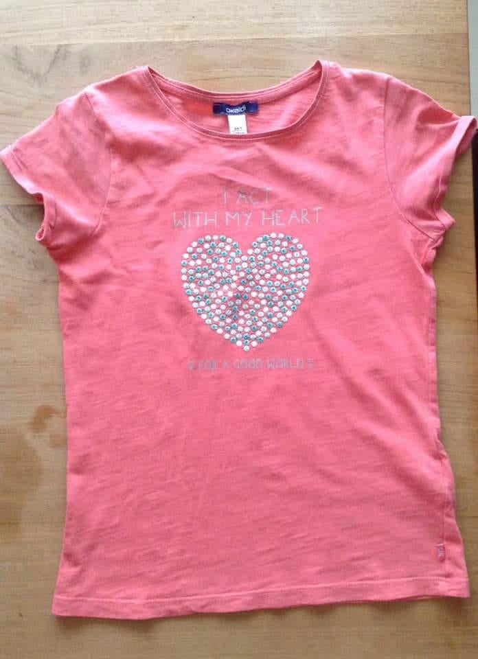 T-shirt voor meisjes van 8 jaar, Overige typen, Meisje, Okaidi, Ophalen of Verzenden