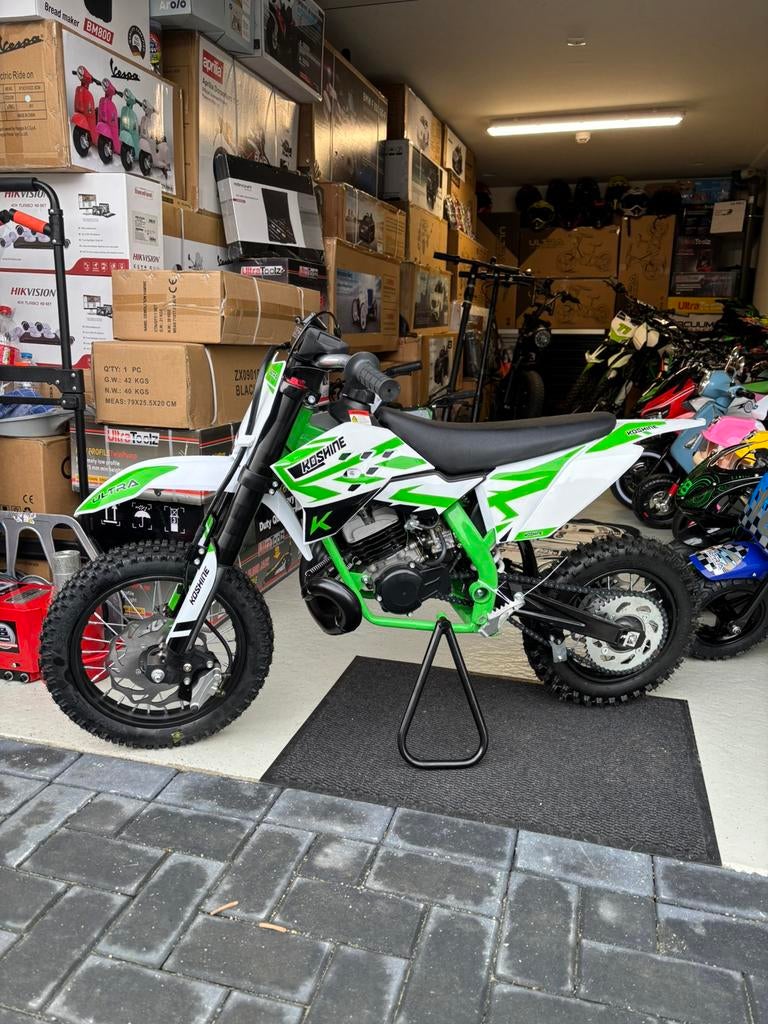 Nieuw Koshine snelle crossmotor 75km/u 50cc 2 takt Automaat, Kinderen en Baby's, Speelgoed | Buiten | Accuvoertuigen, Nieuw, Ophalen of Verzenden