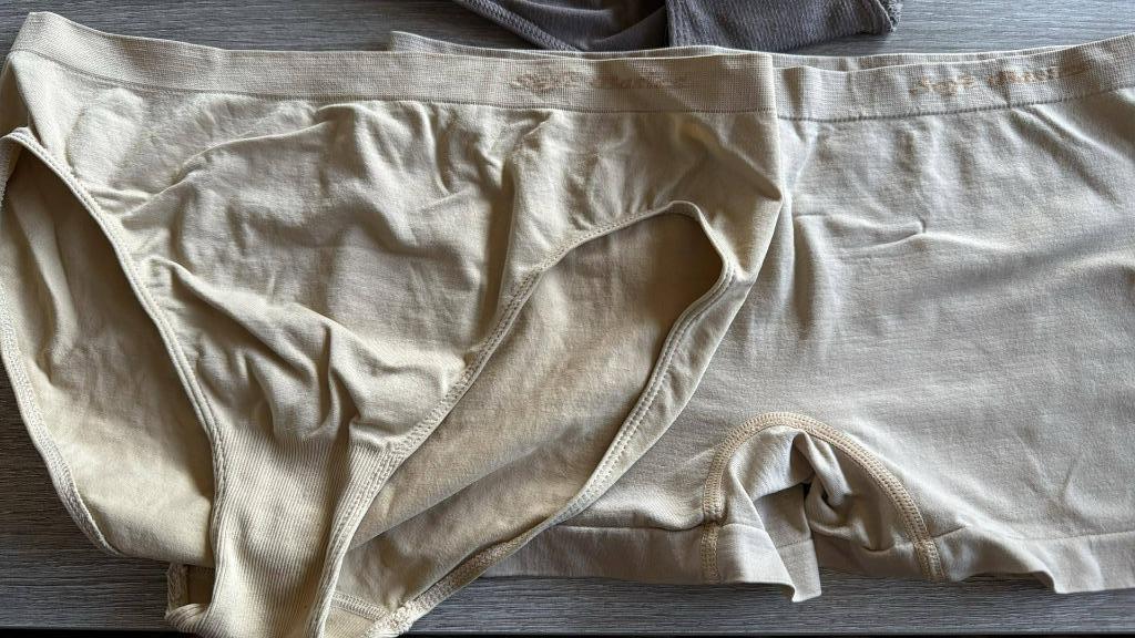 Zeeman elastische damesslips XL (2 stuks) +1 stuk XXL, Zeeman, Ophalen of Verzenden, Beige, Slip