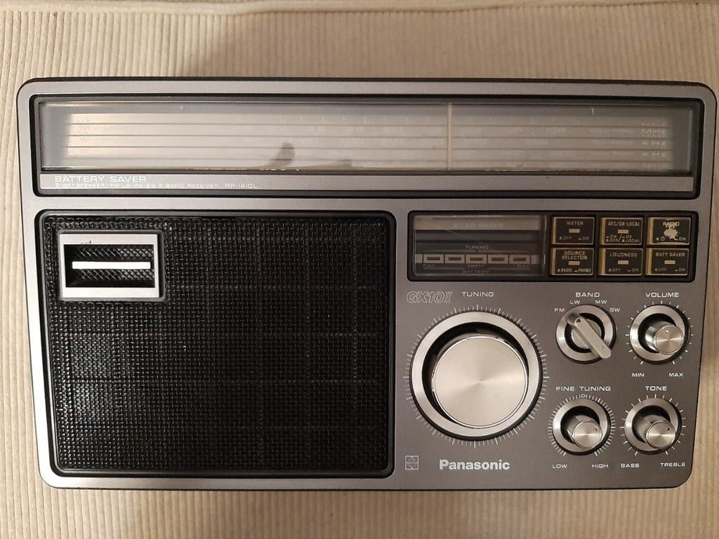 radio PANASONIC GX10 II- RF1410L, TV, Hi-fi & Vidéo, Enlèvement ou Envoi, Comme neuf, Radio