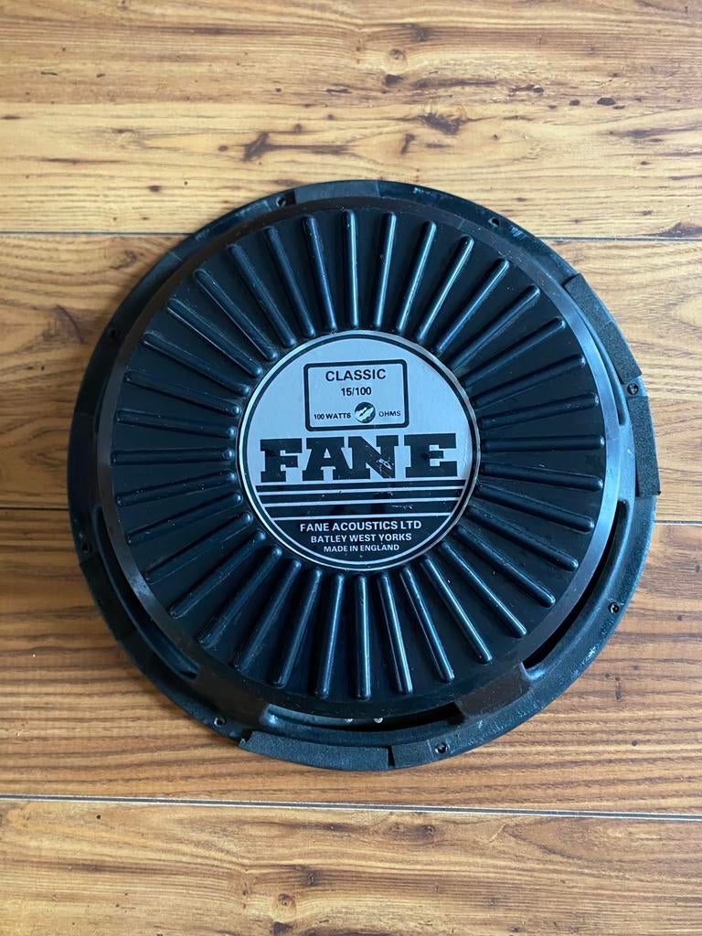 Vintage Fane 15” 100 W speaker, Ophalen, Zo goed als nieuw