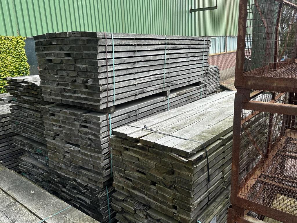 Eiken planken winddroog 52 mm, Doe-het-zelf en Bouw, Hout en Planken, Ophalen, Eiken, Nieuw, Plank