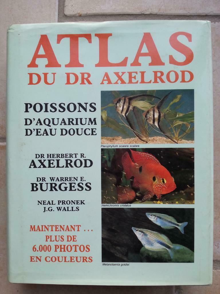 Atlas du DR Axelrod poissons d'aquarium d'eau douce, Enlèvement ou Envoi, Utilisé, Poissons
