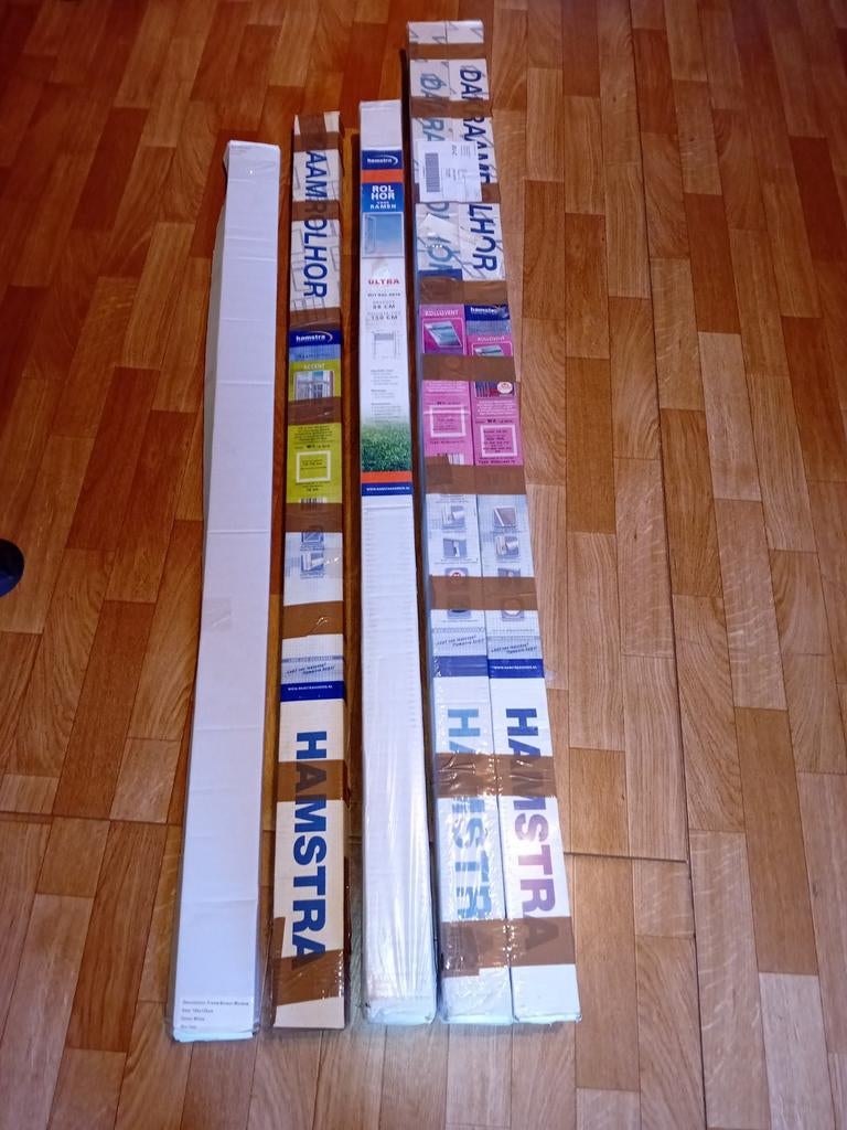 Vliegenramen, verschillende afmetingen, wit, nieuw, Doe-het-zelf en Bouw, Ophalen, Nieuw