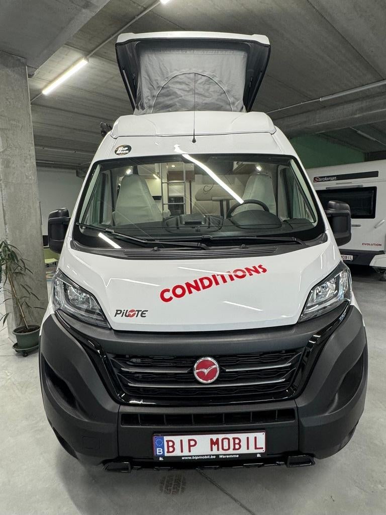 Pilote V 600 G avec toit relevable, Caravanes & Camping, Camping-cars, Jusqu'à 4, Siège standard, Fiat, Boîte manuelle