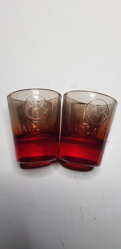 BACARDI borrelglaasjes verkoop per 2 exemplaren, Ophalen of Verzenden, Nieuw, Borrel- of Shotglas