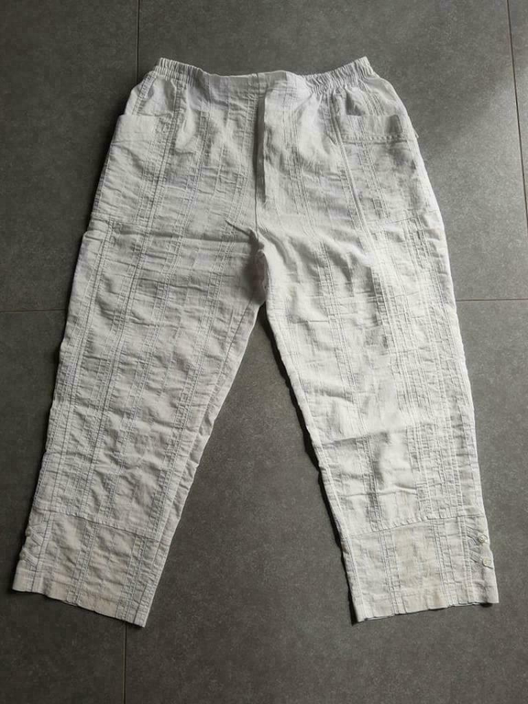 witte driekwart broek M38 mer & sud, Kleding | Dames, Maat 38/40 (M), Wit, Ophalen of Verzenden, Zo goed als nieuw