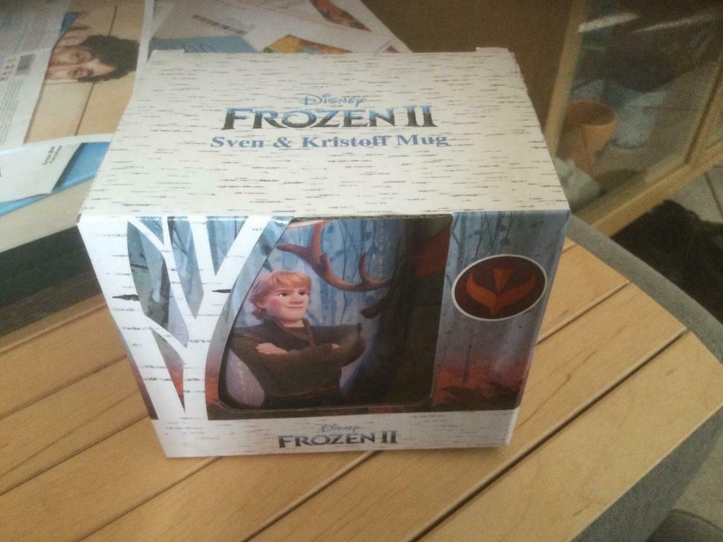 NIEUW Disney Frozen II Kop tas Sven & Kristoff Mug, Enlèvement ou Envoi, Autres personnages, Neuf, Service