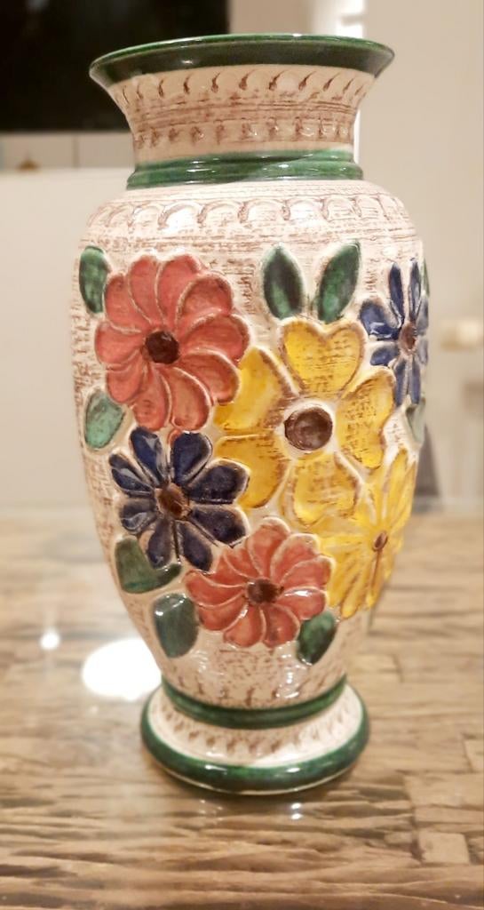 Vase déco vintage psychédélique West Germany Bay, Enlèvement ou Envoi