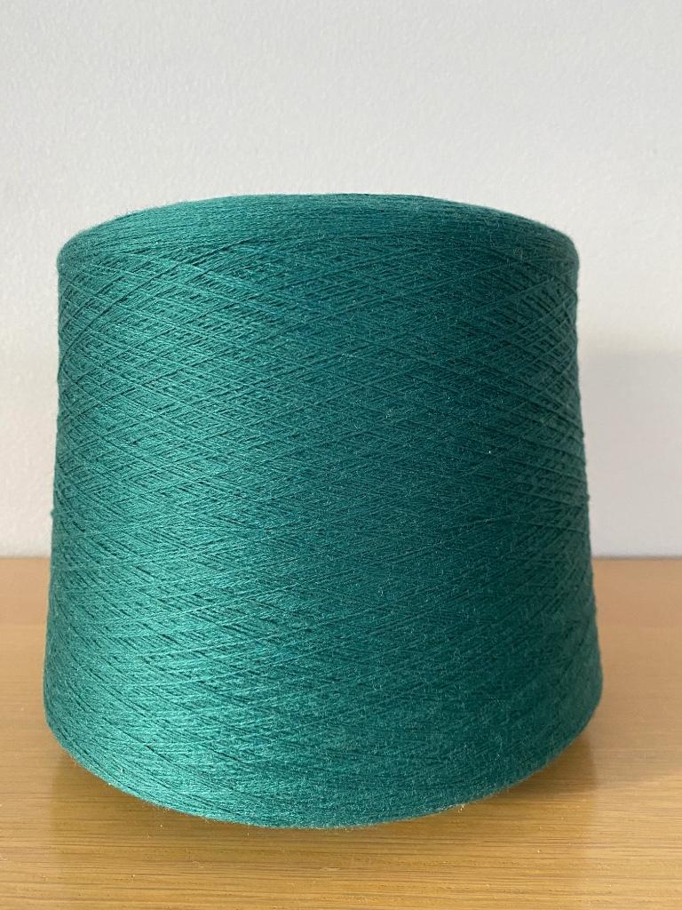 1 bobine - vert foncé - laine, Enlèvement, Neuf, Tricot, Laine ou Fils