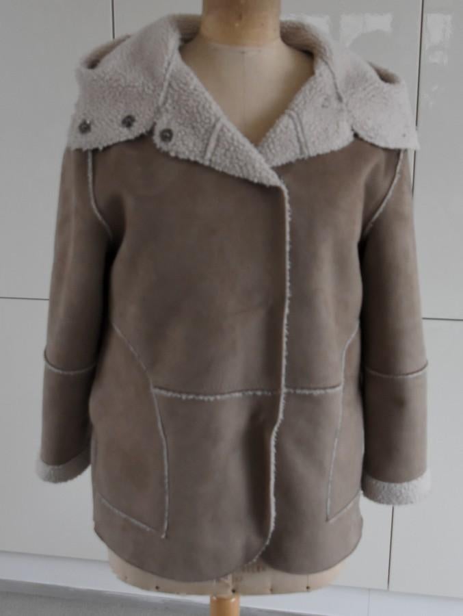 Teddy jas Zara, Kleding | Dames, Jassen | Winter, Zo goed als nieuw, Maat 36 (S), Beige, Ophalen of Verzenden